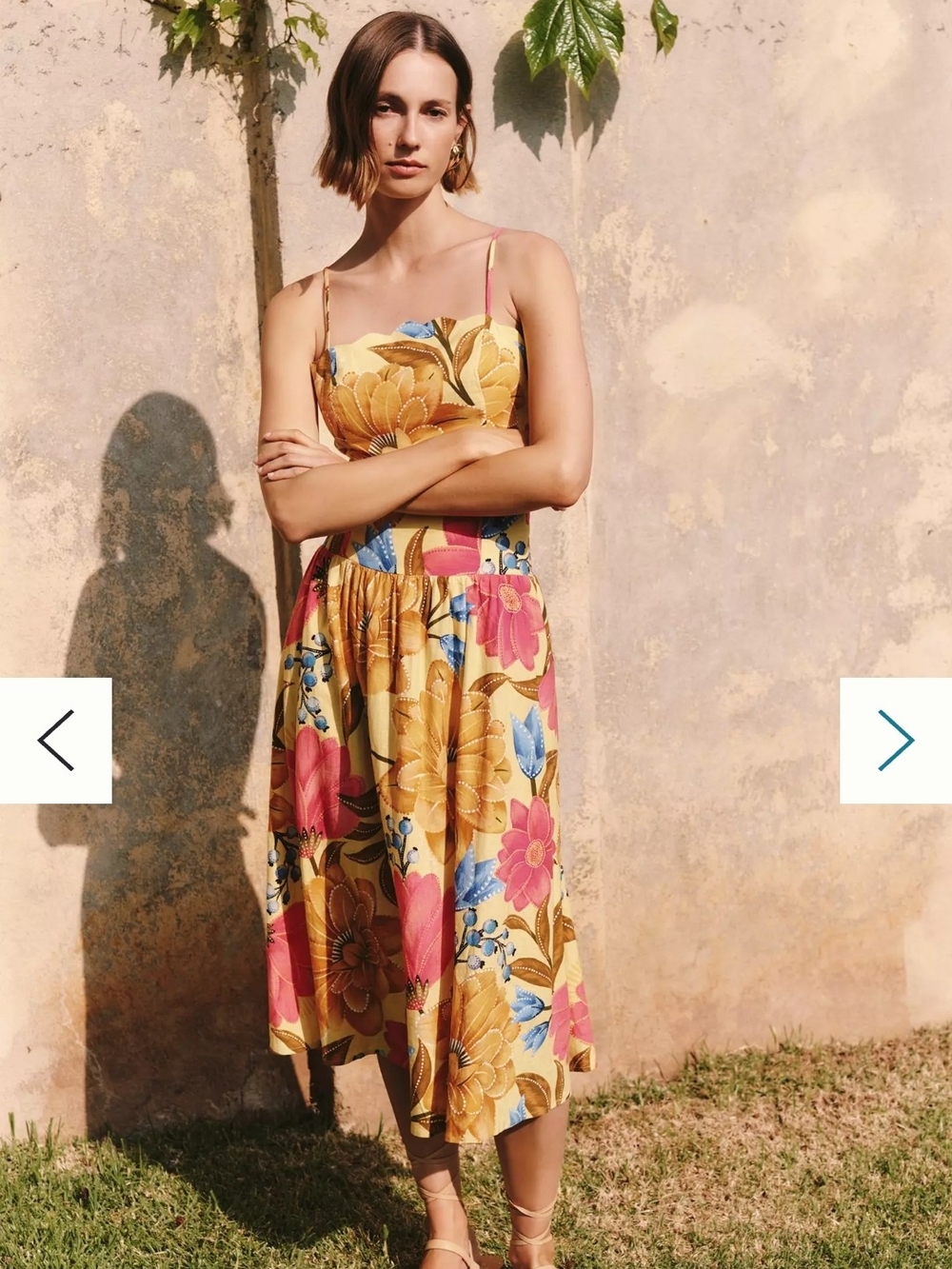 NWT: Farm Rio Linen Blend Dress